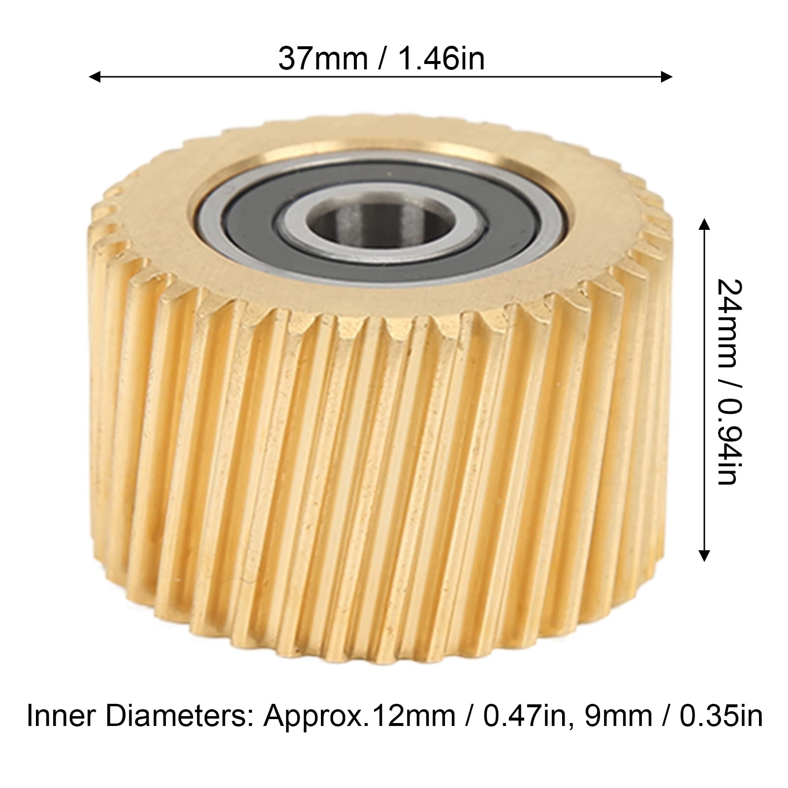 BuyWeek Engrenage de moteur d'entraînement intermédiaire, pièce de mise à niveau de l'engrenage de remplacement du moteur d'entraînement intermédiaire de vélo électrique pour moteur d'entraînement int