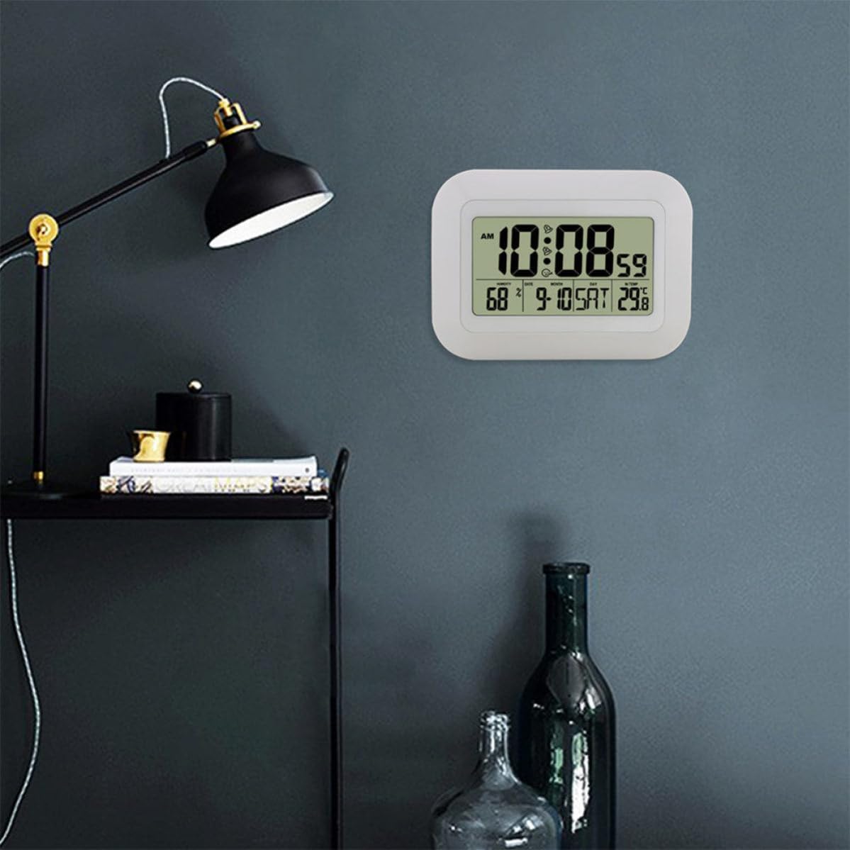 Levemolo Orologio Elettronico Digitale da Parete e Tavolo Data