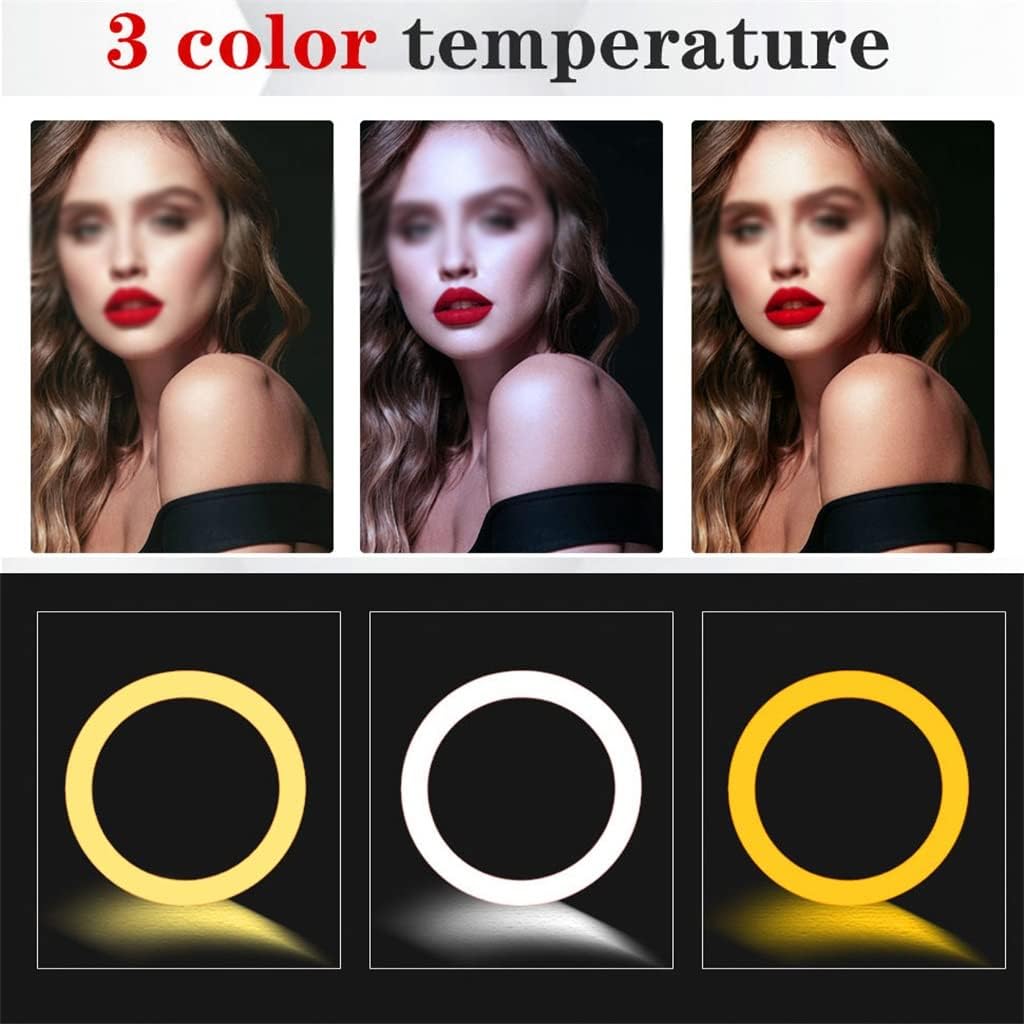 10 Inch RGB Light with Remote LED Photographic Selfie Tripod with Stand