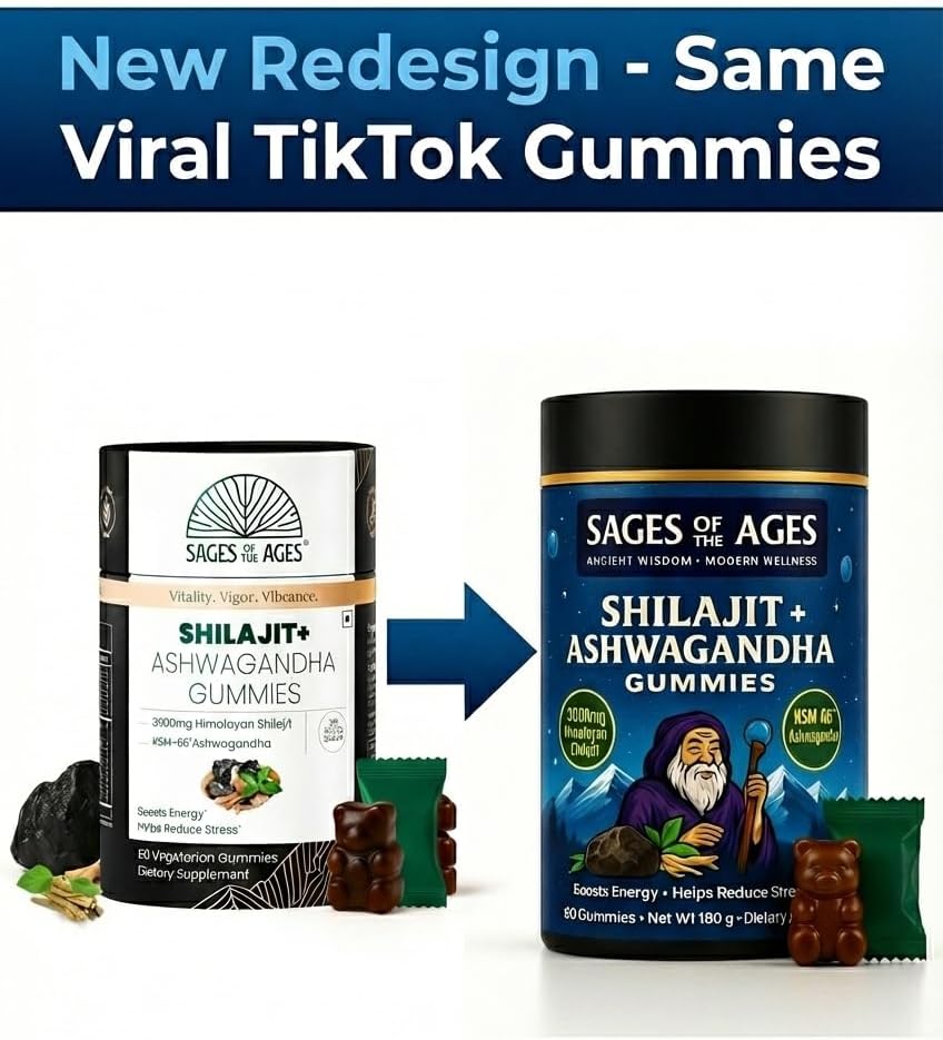Pure Himalayan Shilajit Gummies – 3000 mg with KSM-66 Ashwagandha, Ginseng & Mucuna Pruriens – 78% Fulvic Acid & 85 Trace Minerals – Energy, Stamina & Wellness Support – 60 Gummies - Image 5