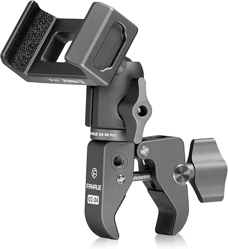 FANAUE Soporte de teléfono para motocicleta con adaptador de cabeza de bola de 1 pulgada, soporte de teléfono para bicicleta bloqueo de 1S