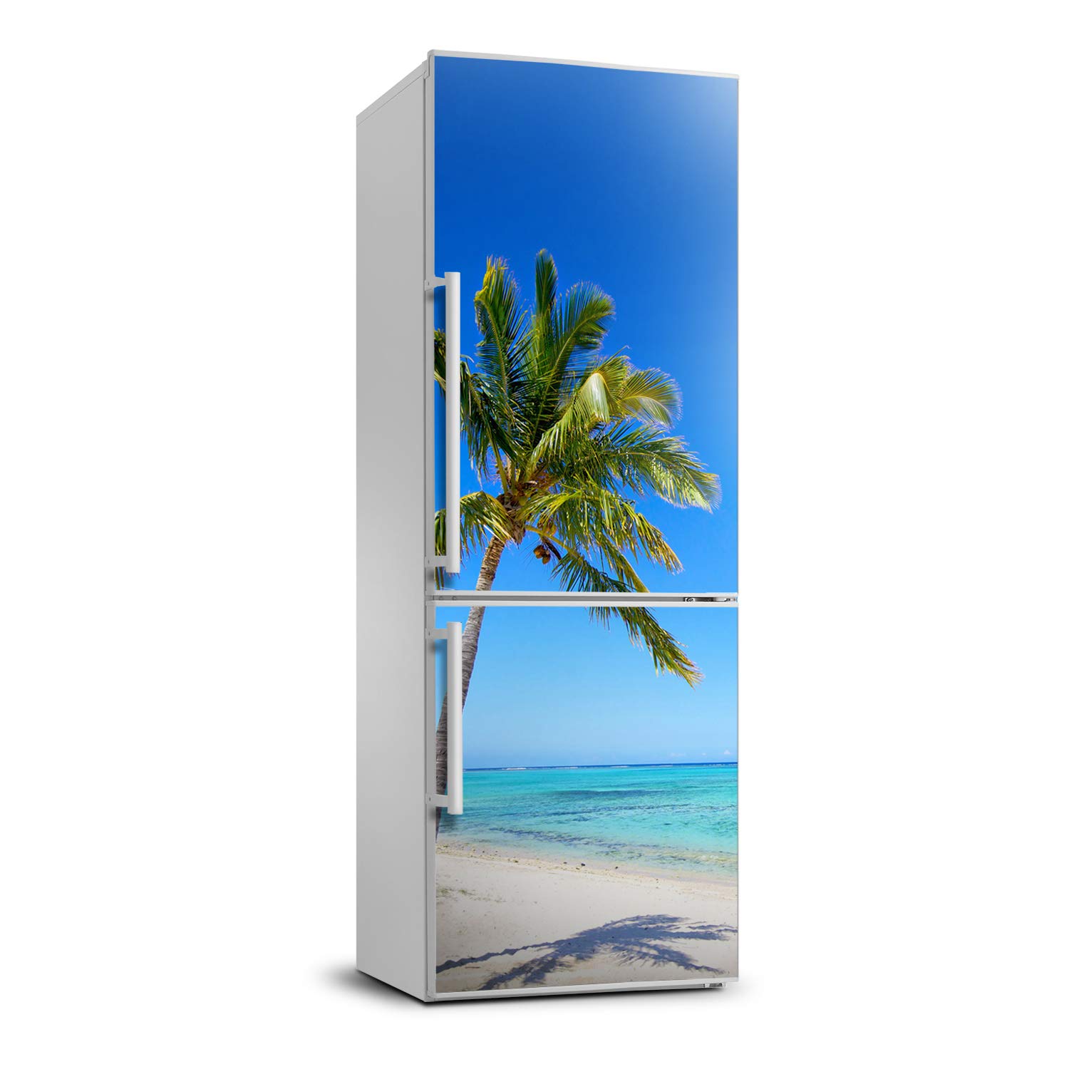 Película autoadhesiva para refrigerador Tulup de 60x180 cm lavable diseño playa