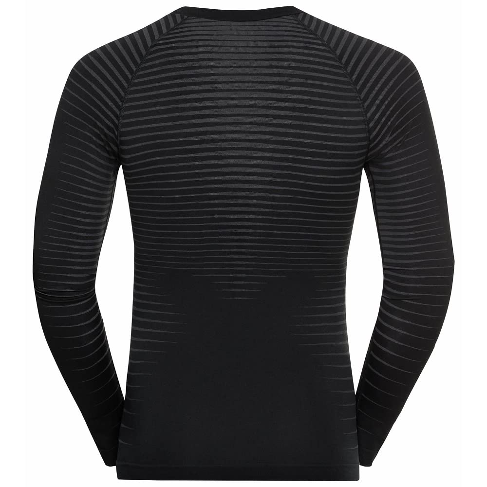 Odlo Uomo Maglietta Funzionale a Maniche Lunghe Performance Light