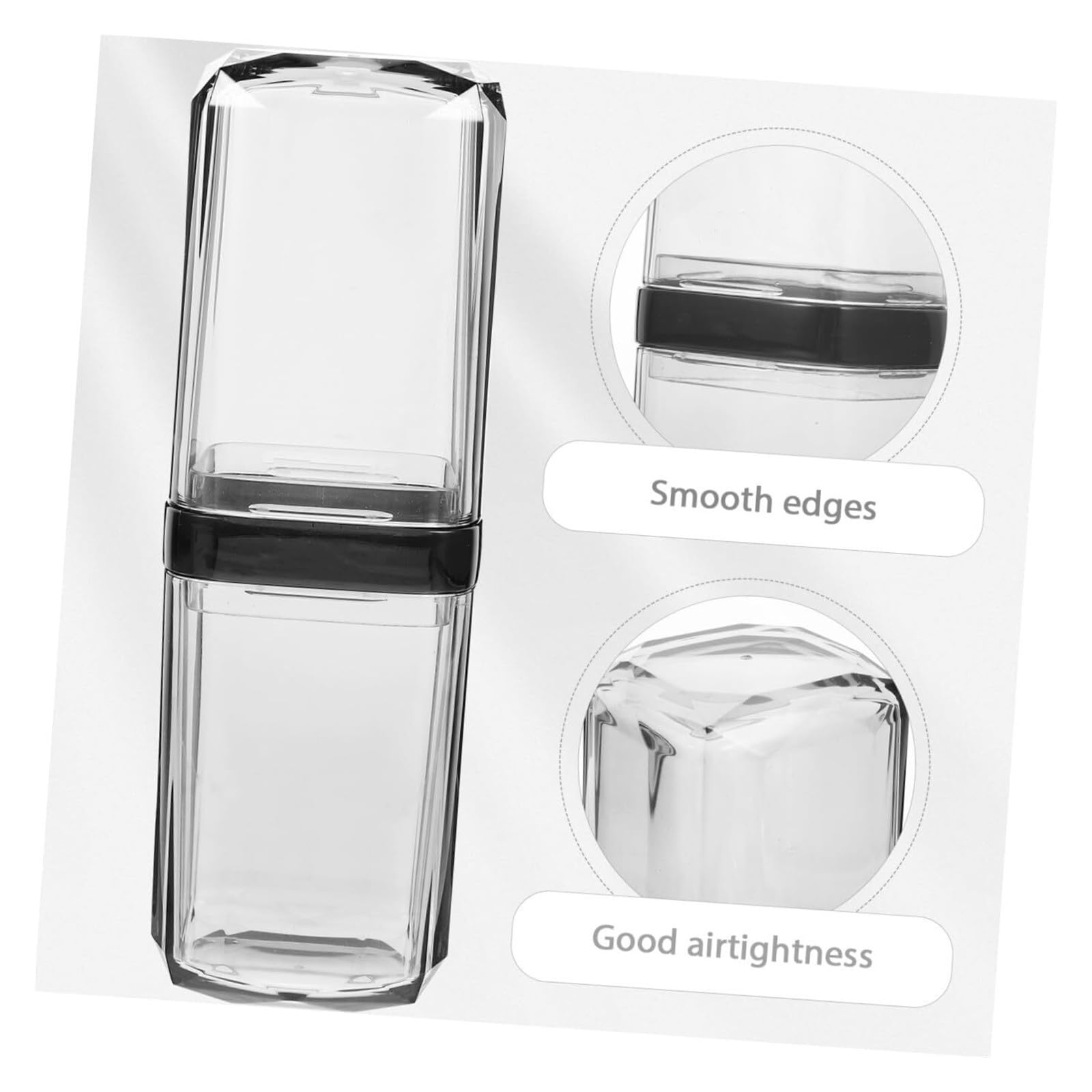 Porta brochas de Maquillaje Soporte for Cepillo de Dientes eléctrico Resistente, Suministros Viaje compactos y Ligeros Organizador cepillos de Dientes