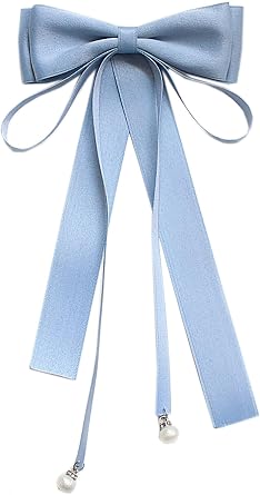 WENLOOY Ladies Party Bow Pre-Tied Clip Womens Girl Lace Pearl Necktie Bowtie Female Ribbon Women Ties Gift