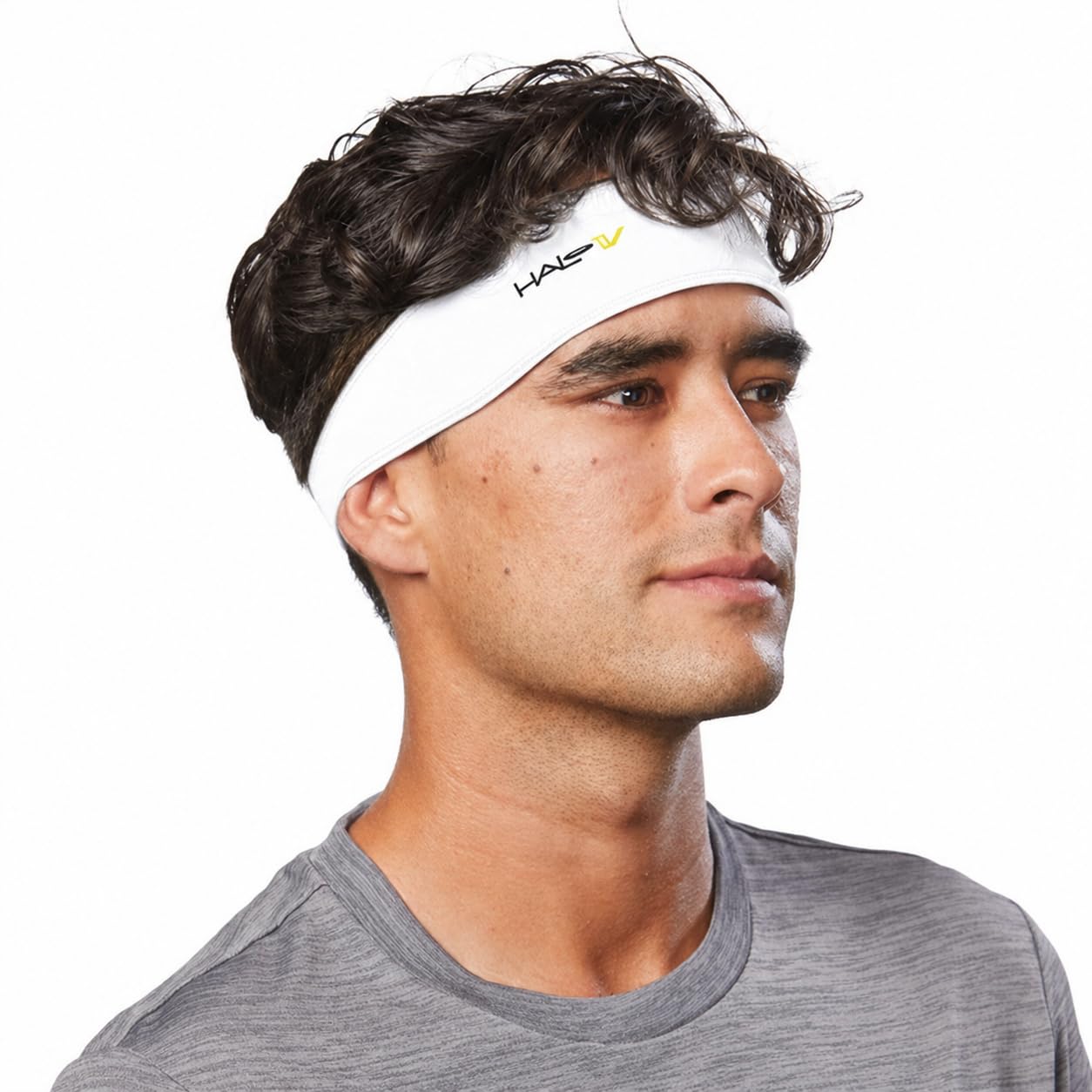 Halo Headband Halo V – opaska przeciwpotna z regulowanym zapięciem na rzepy