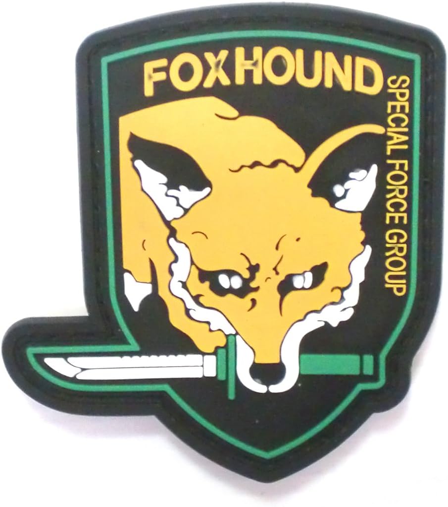 FOXHOUND Fox Hound Metal Gear MGS4 PVC patch Cosplay