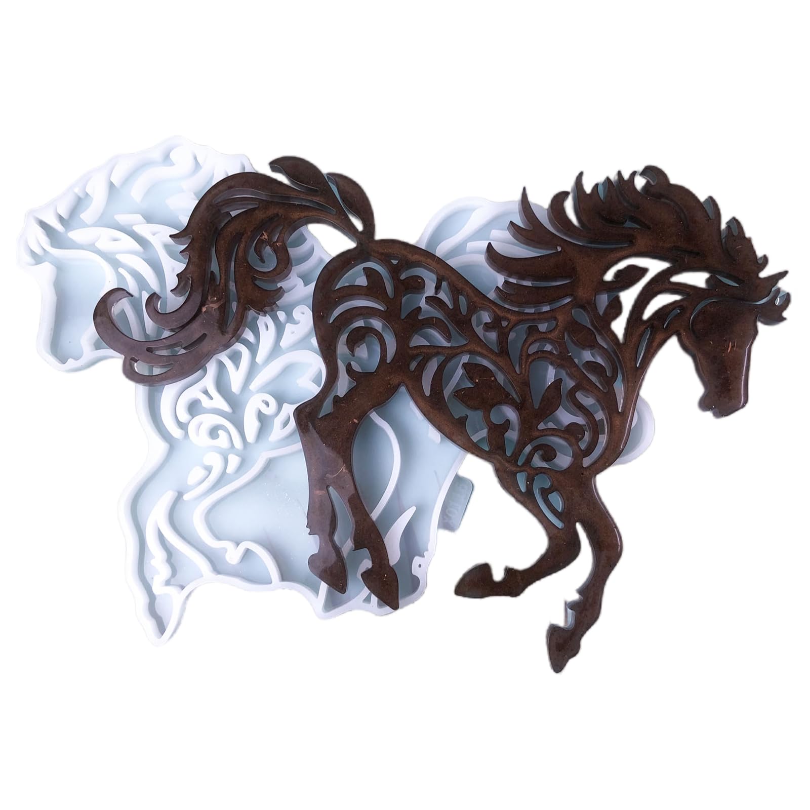 Decorative Horse Wall Art Silicone Mold, Bedroom Living Room Wall Decoration Horse. Resin Casting Mould for Home Decor,