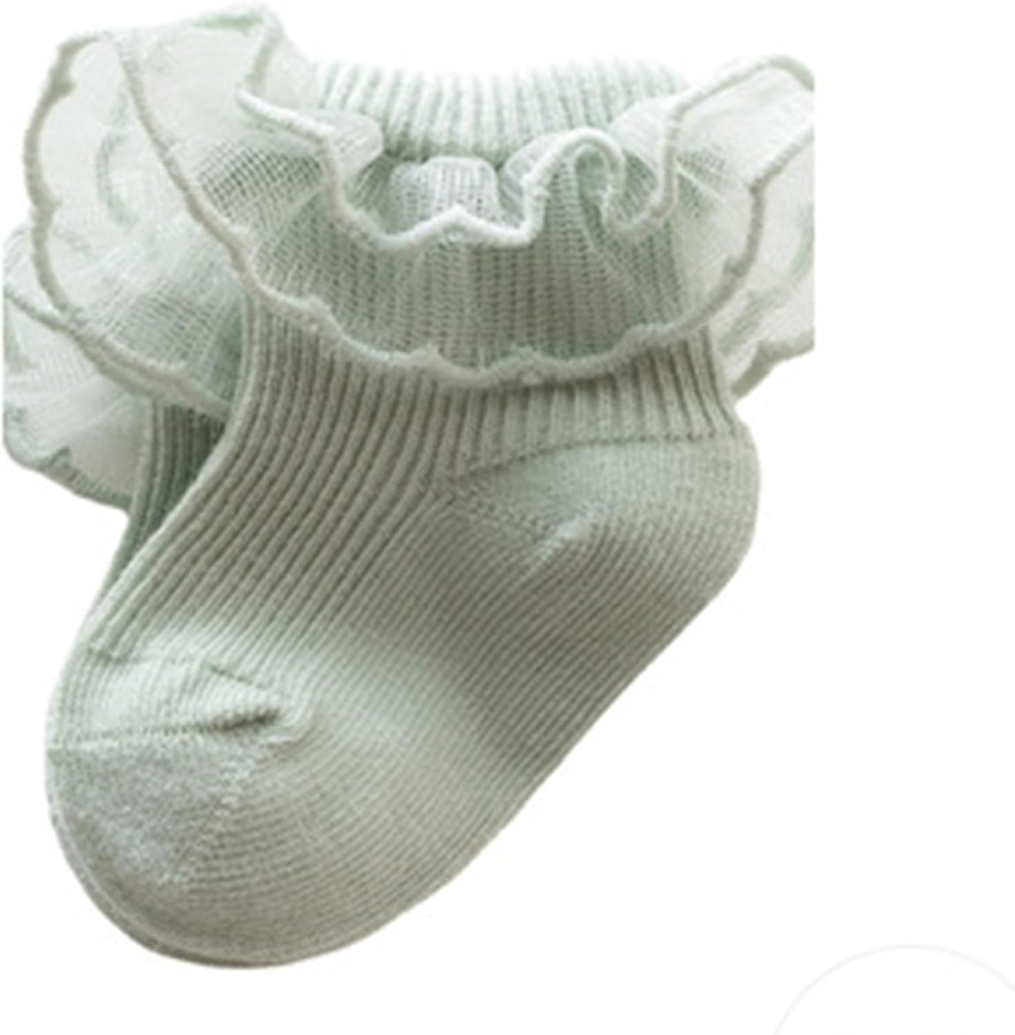 Infant Soft Thin Socks Antiskid Lace Trim Short Soft Ankle Foot Warmers For 0-2Y Kids Girl Spring Footwear Children Socks