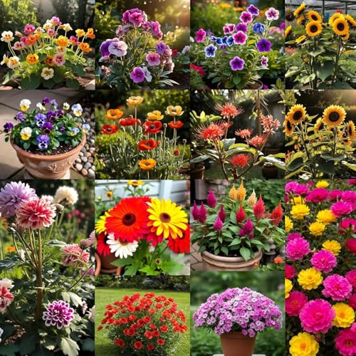 Image of Low Maintenance Hybrid Flower Seeds Combo Pack- All Year Flower Seeds Supply (50 VARIETIES)