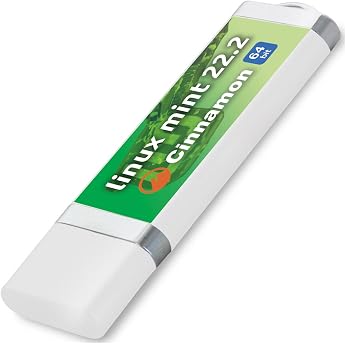 USB-Stick mit Linux Mint 22.2 "Zara" Cinnamon Betriebssystem