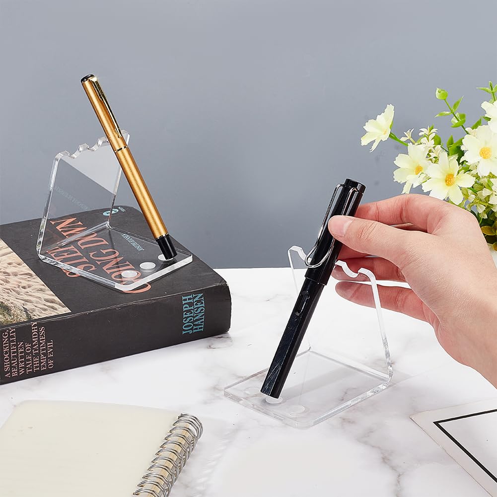 Portapenne In Acrilico Trasparente - Espositore Per Penne, Matite E Pennelli Da Trucco - Foto 11