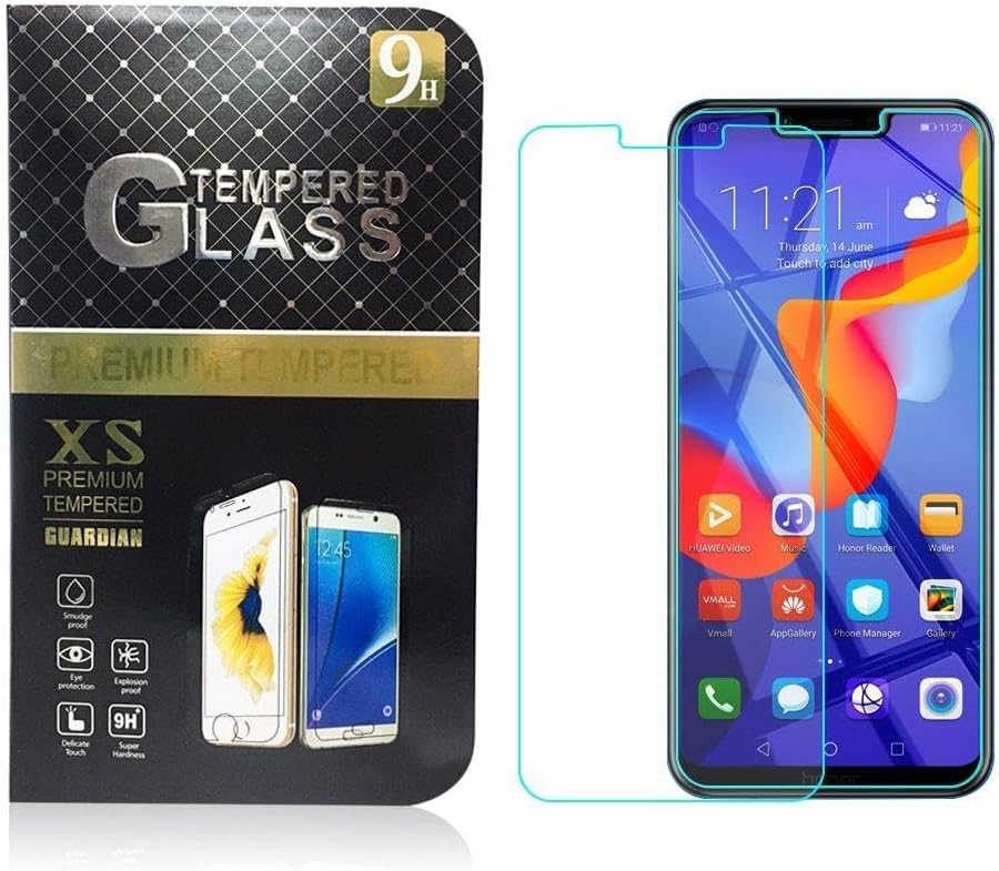Huawei Honor Play Screen Protector, Huawei Honor Play Tempered Glass, 9H+ 3D Glass Screen [ unfull Coverage ] [Anti Scratch] [Anti-Fingerprint] Bubble Free for Huawei Honor Play (Clear)