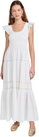LOVESHACKFANCY Womens Chessie Dress