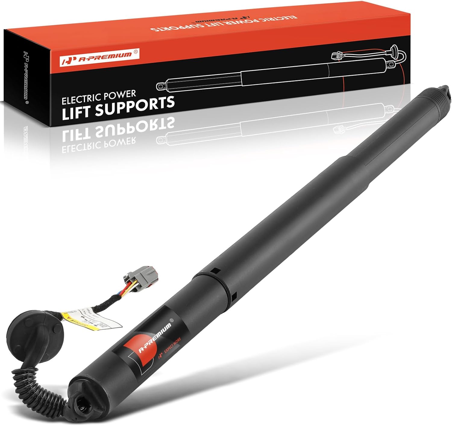 A-Premium Rear Left or Right Power Lift Support Shock Strut Compatible with Ford Explorer 2020-2024, Police Interceptor Utility 2019