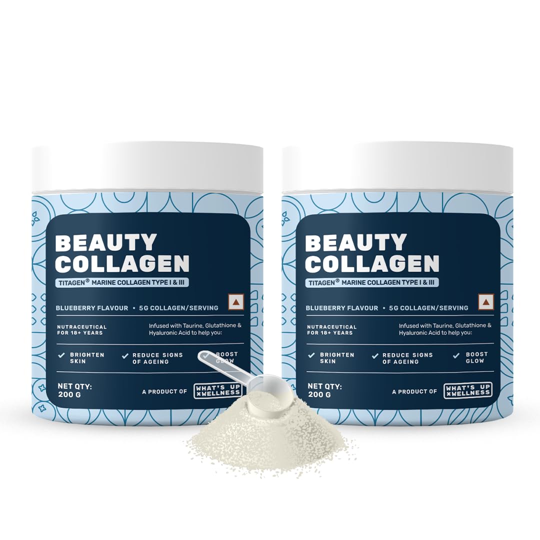 What’s Up Beauty Collagen Powder with Glutathione & Vitamin C for Brighter & Spotless Skin. Certified Titagen Marine Collagen Type I & III for Men & Women. Benefits Skin, Hair, & Nails. Blueberry Pack Of 2 (B0DG95VP3D) Amazon Price History, Amazon Price Tracker