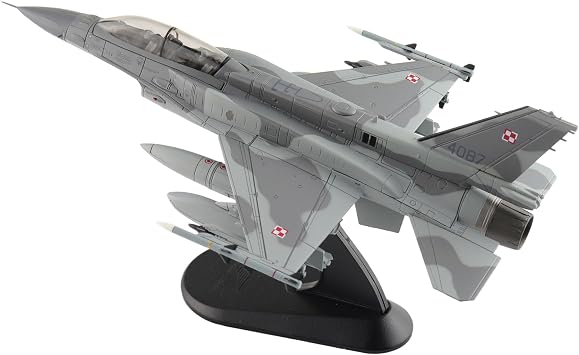 Hobby Master | 172 Scale Diecast Military Aircraft Replica | F-16D Polish Air Force Red Flag 4087, 31. Baza Lotnictwa Taktycznego, Alaska, June 2012 | Model HA38041