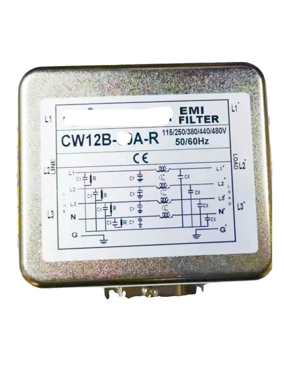 Filtre EMI triphasé 380V CW12B supprime les interférences réseaux - 3