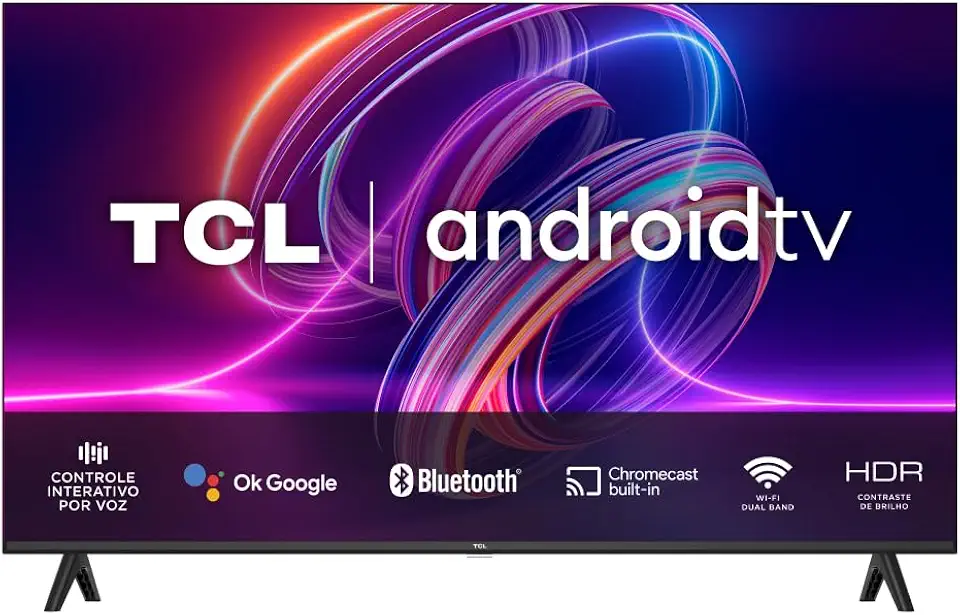 Smart TV TCL 43 Polegadas LED Full HD S5400A Android TV WiFi Bluetooth Google Assistente 43S5400A