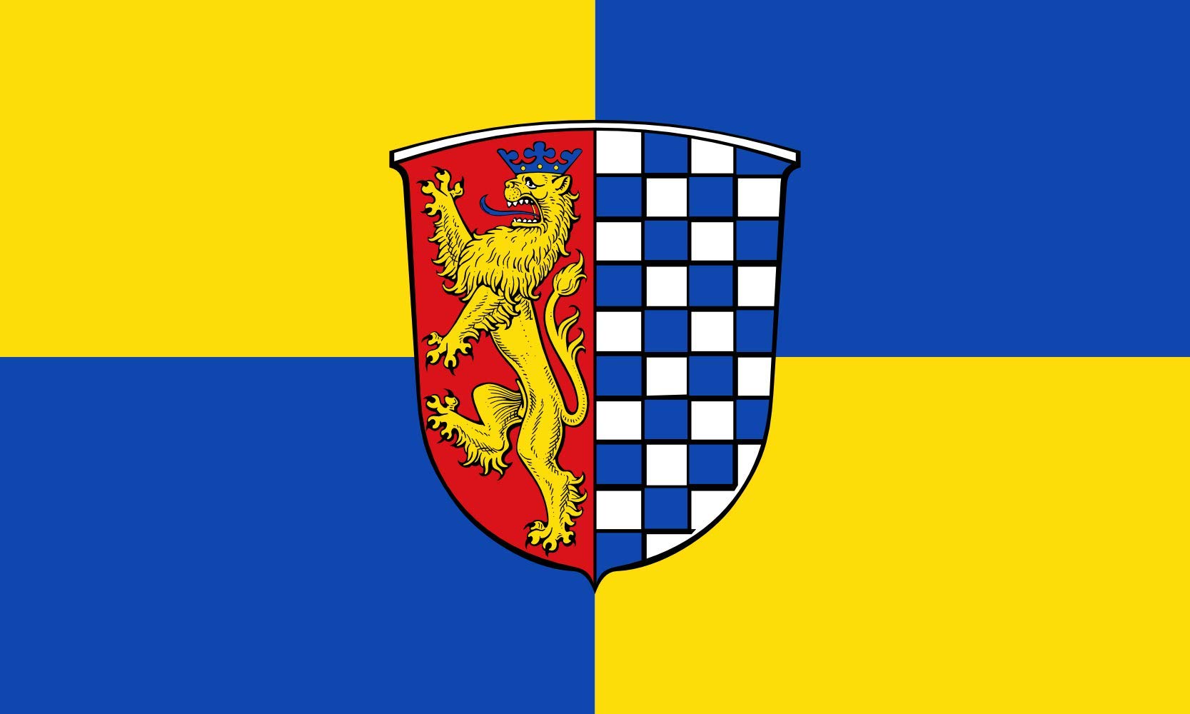 Drapeau paysage Luetzelbach pavillon grand format pour mât