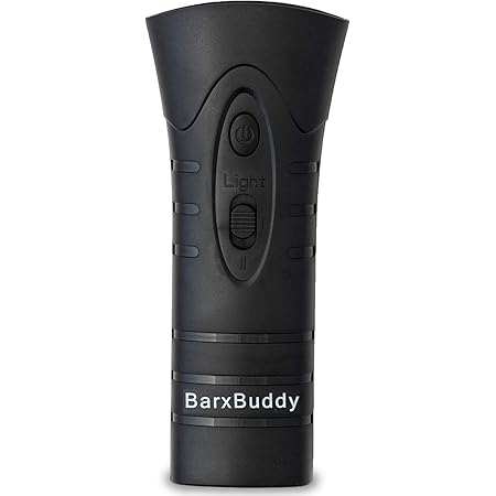 BarxBuddy Anti Bark Dog Training Antibarking Device Ultrasonic to Stop Dog Barking with Dual LED Light and Strap, Safe for Pets Indoors and Outdoors