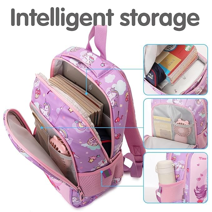 Image of Cots and Cuddles Cute Kawaii Bunny Soft Toy Large Capacity Backpack Bag for Primary School Girl Kids