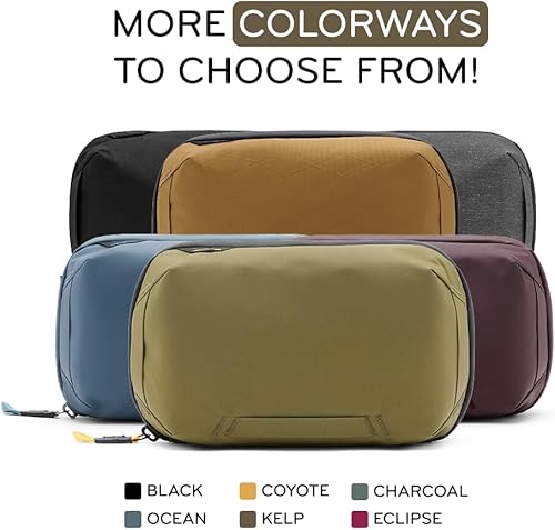 Miniatura 7 de Peak Design Bolsa tecnológica, océano, organizador de artículos electrónicos para viajes o transporte diario, almacenamiento estilo origami, paso de