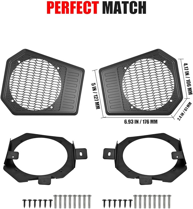 Parlantes Traseros De Techo Para Polaris Ranger XP 1000 2019 2020 miniatura 7