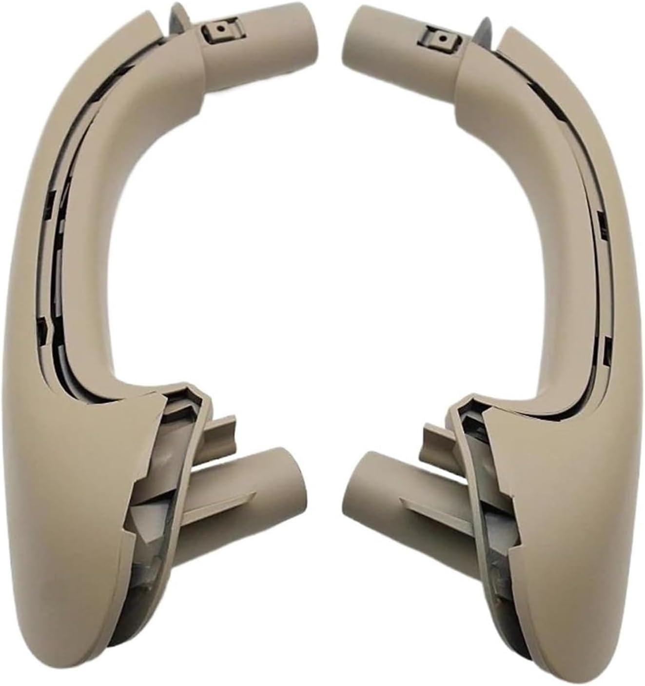 Replacement Door Handle For C Class W203 2000-2007 Car Interior Front Left Right Door Pull Handle Set Replacement(Beige,2pcs)