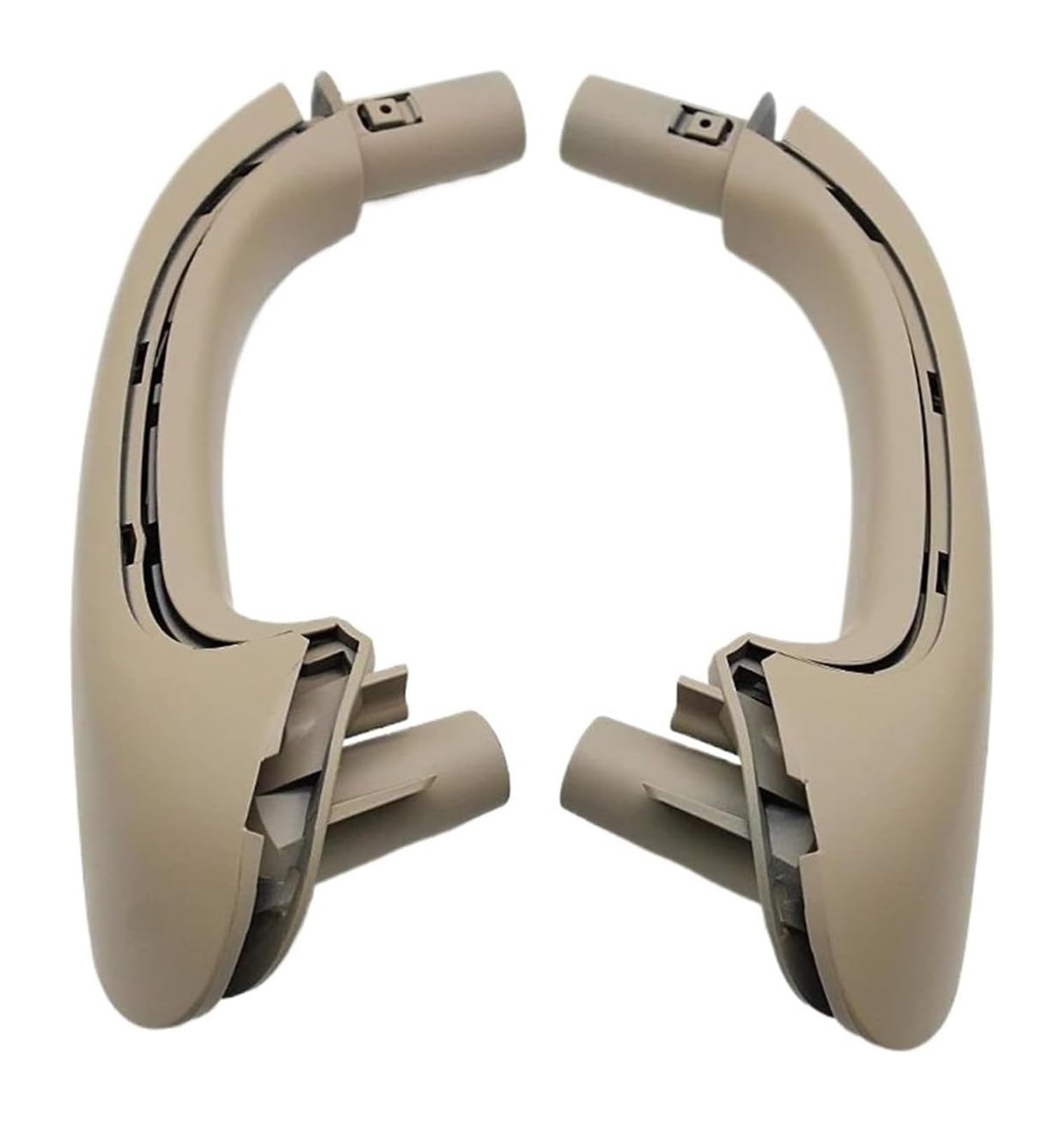 Replacement Door Handle For C Class W203 2000-2007 Car Interior Front Left Right Door Pull Handle Set Replacement(Beige,2pcs)