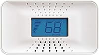 First Alert CO710 Carbon Monoxide Detector: 10-Year Sealed Battery, Digital Temp Display, Accurate CO Alarm - White