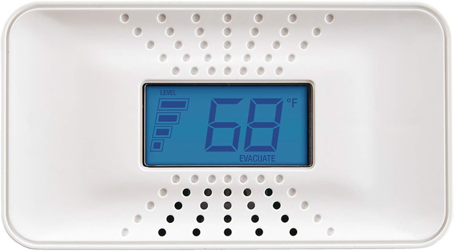 First Alert CO710 Carbon Monoxide Detector with 10-Year Battery and Digital Temperature Display, White