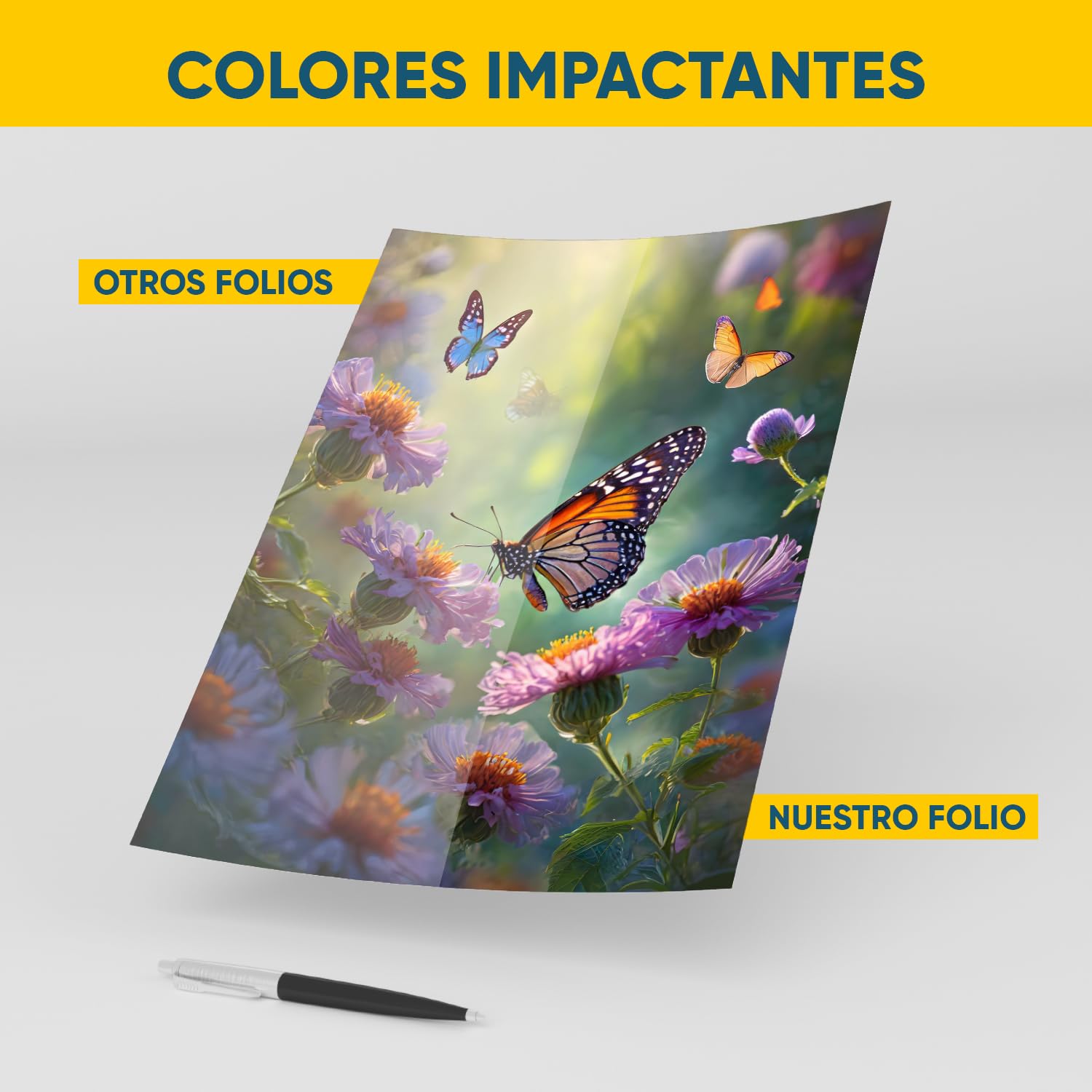 Folios a4 80gr 500 Hojas por Paquete (5 por Caja) - Papel Impresora A4 Multiusos - Hojas Blancas Fotocopiadora - Paquete de Folios Paper - Ideal Imprimir y Escribir (2500, 1 Caja)