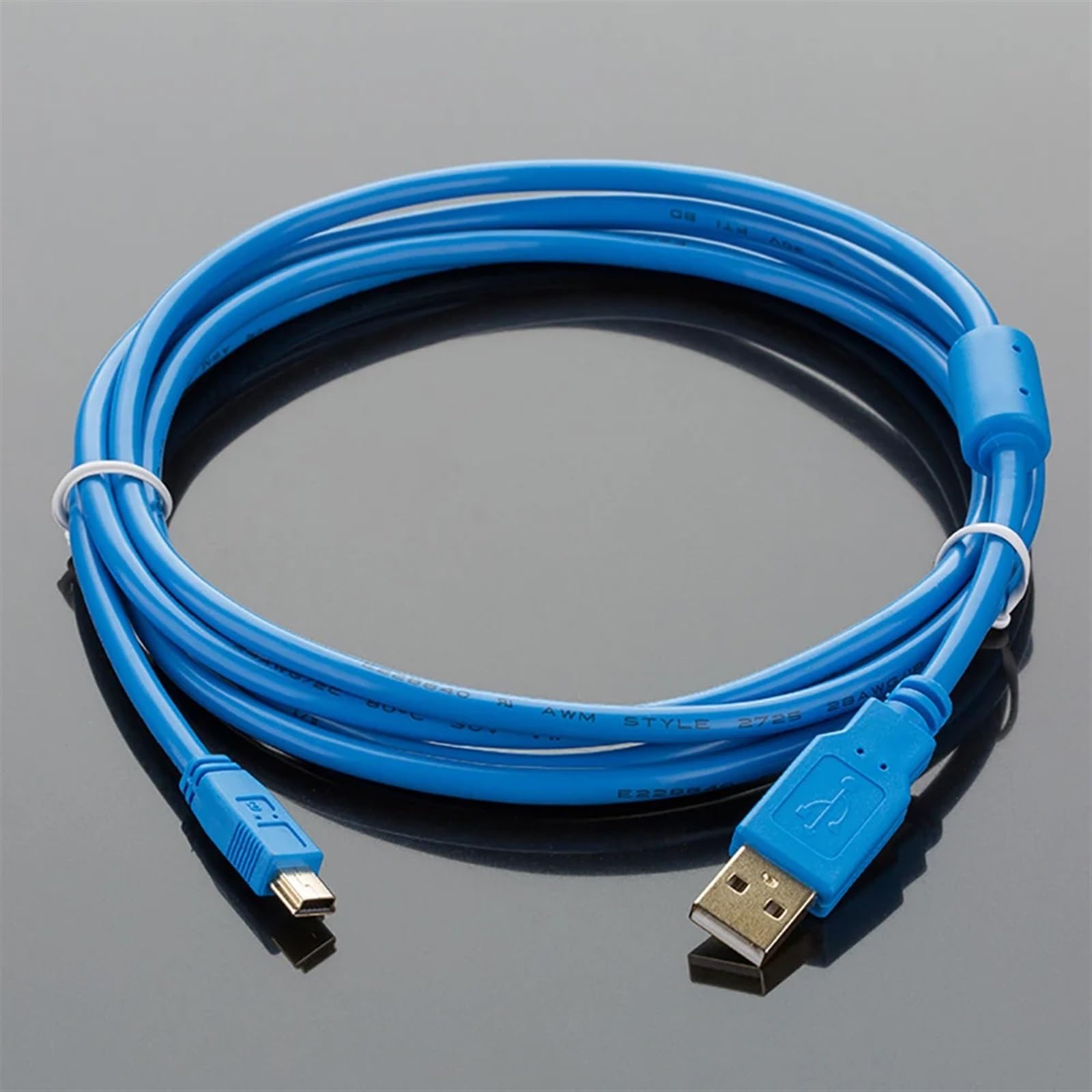 Cavo di programmazione USB-Q adatto per serie Q USB-Q06UDEH Q03UDE USB a Mini Port Download Cable (USB-Q (blu), 3 m