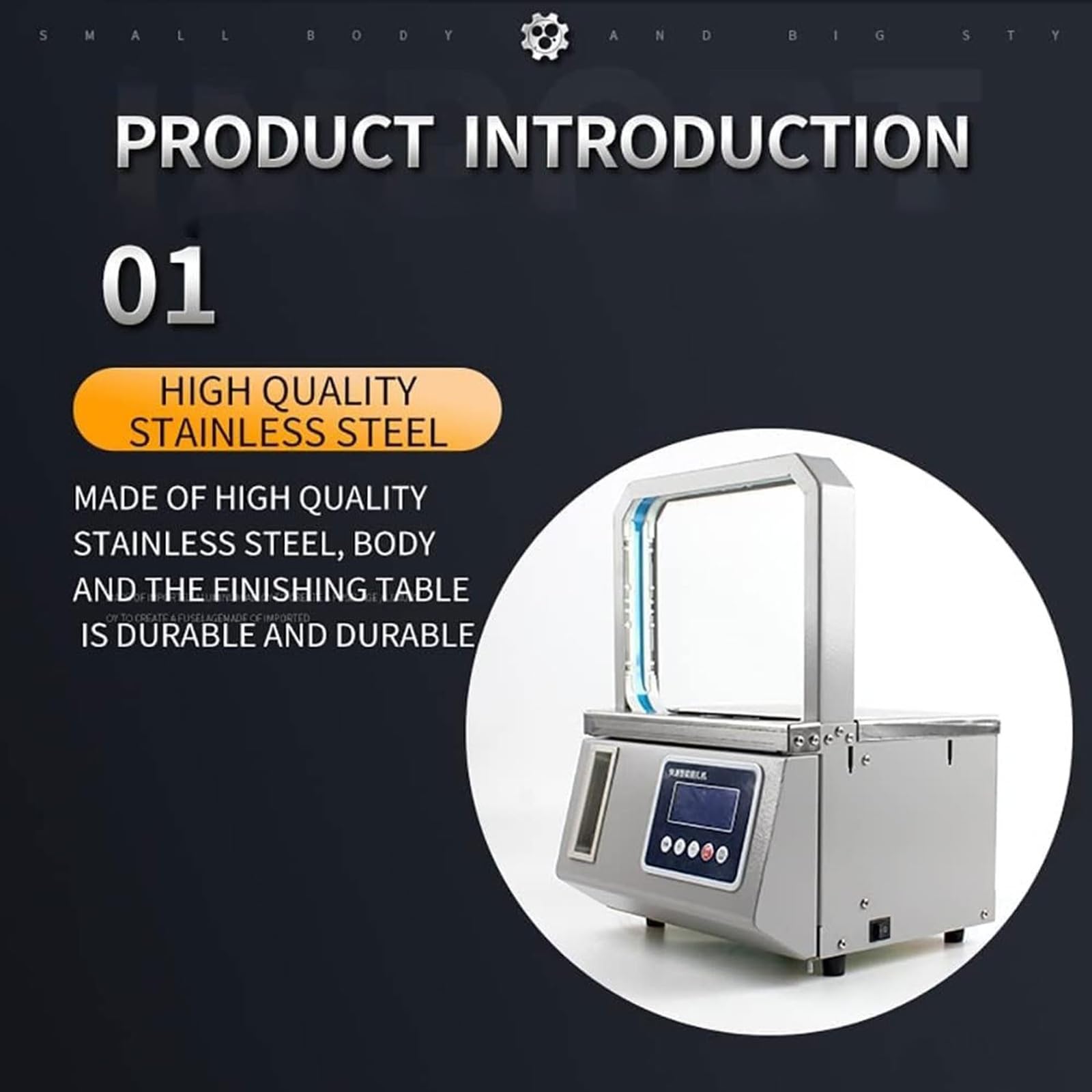 Automatische Bündelmaschine, elektrische Umreifungsmaschine mit Zählfunktion, ideal für Supermärkte, Frischkostläden, Einzelhandelsgeschäfte für schnelle Produktverpackungen