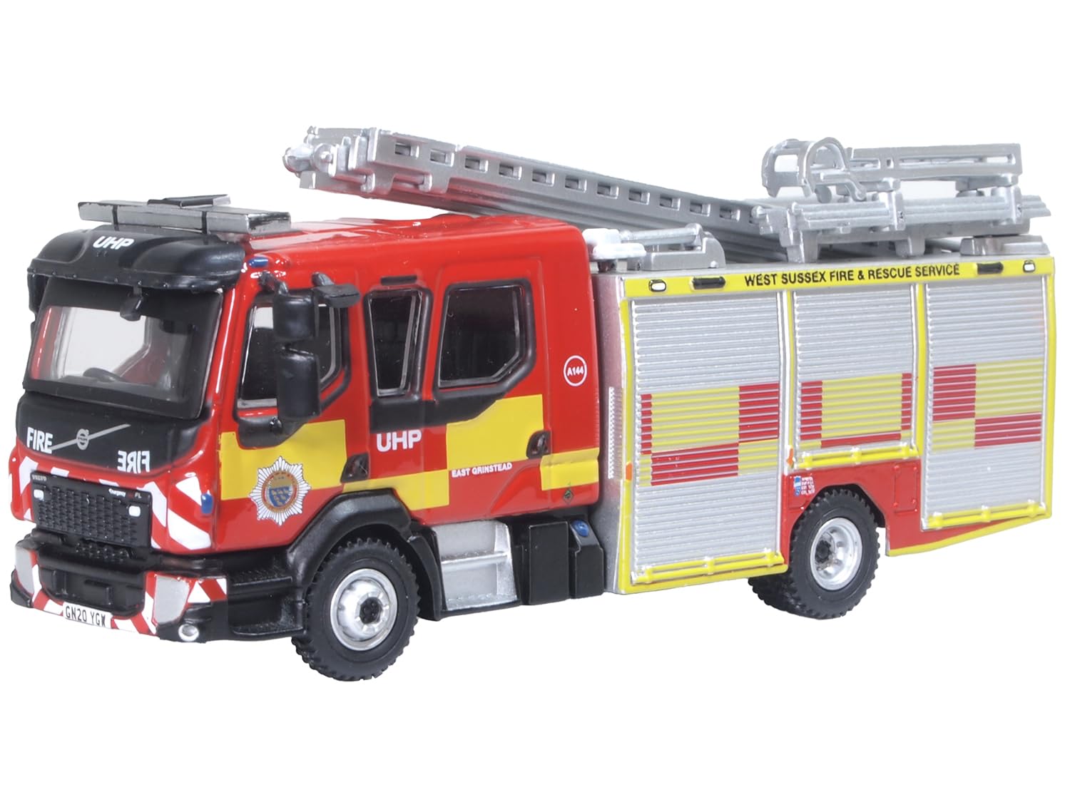 Oxford Diecast Multicolor Oxford 1/76 Fl Emergency One Pump Ladder West Sussex Fire And Rescue Engine 76Veo004 Size 14