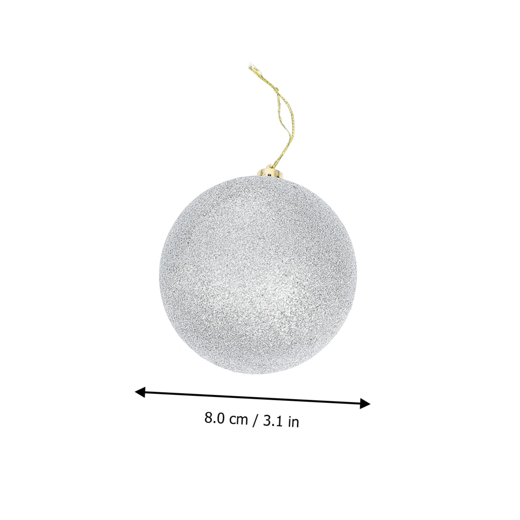 Cabilock 24stücke Hängende Kugeln für Weihnachtsbaum Dekokugeln Weihnachtsbaumanhänger Kleine Kugeln Weihnachtsdekoration