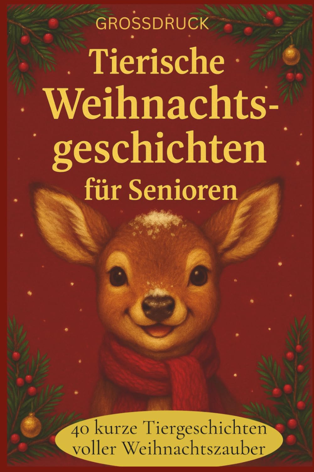 Warmherzige tierische Advents- und Weihnachtsgeschichten für Senioren: 40 kurze, zauberhafte Tiergeschichten, die Freude, Wärme und Weihnachtszauber schenken