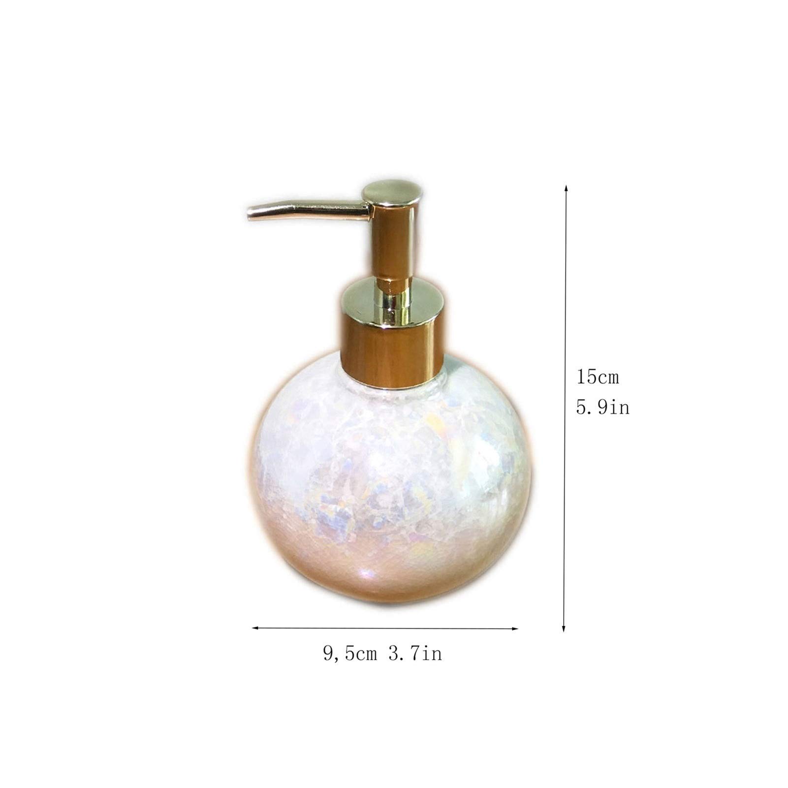 dispenser sapone/Dosatori per sapone liquido Dispensatore di sapone in ceramica, distributori liquidi Bottiglie, perfette per il contatore della cucina o il lavello della cucina Erogatore del Sapone/D