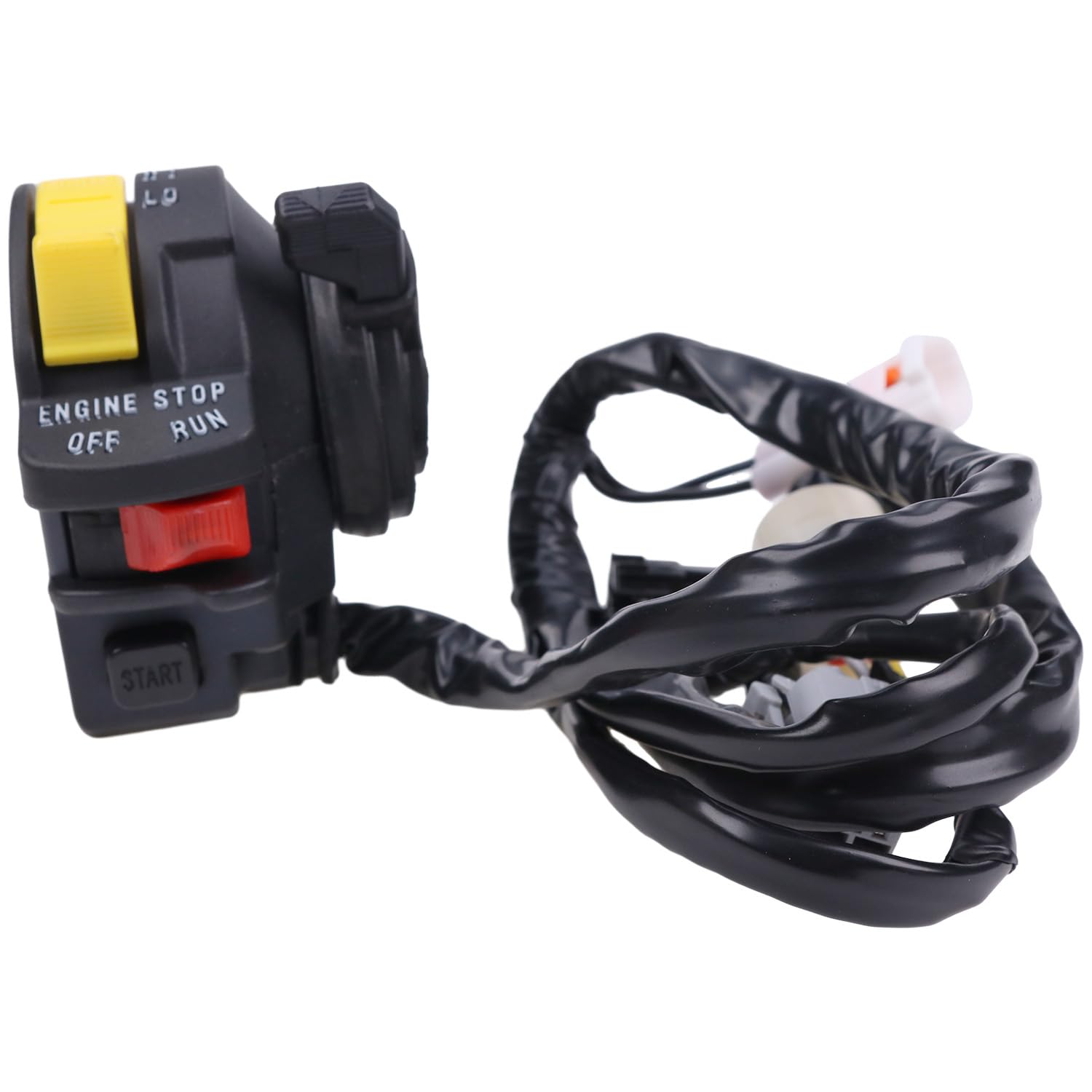 Left Handlebar Switch Start Stop Kill Headlight Compatible with Suzuki QuadSport Z400 LTZ400 2x4 2005-2008 37400-07G22 37400-07G21 37400-07G20 Compatible with Kawasaki KFX400 2005-2006