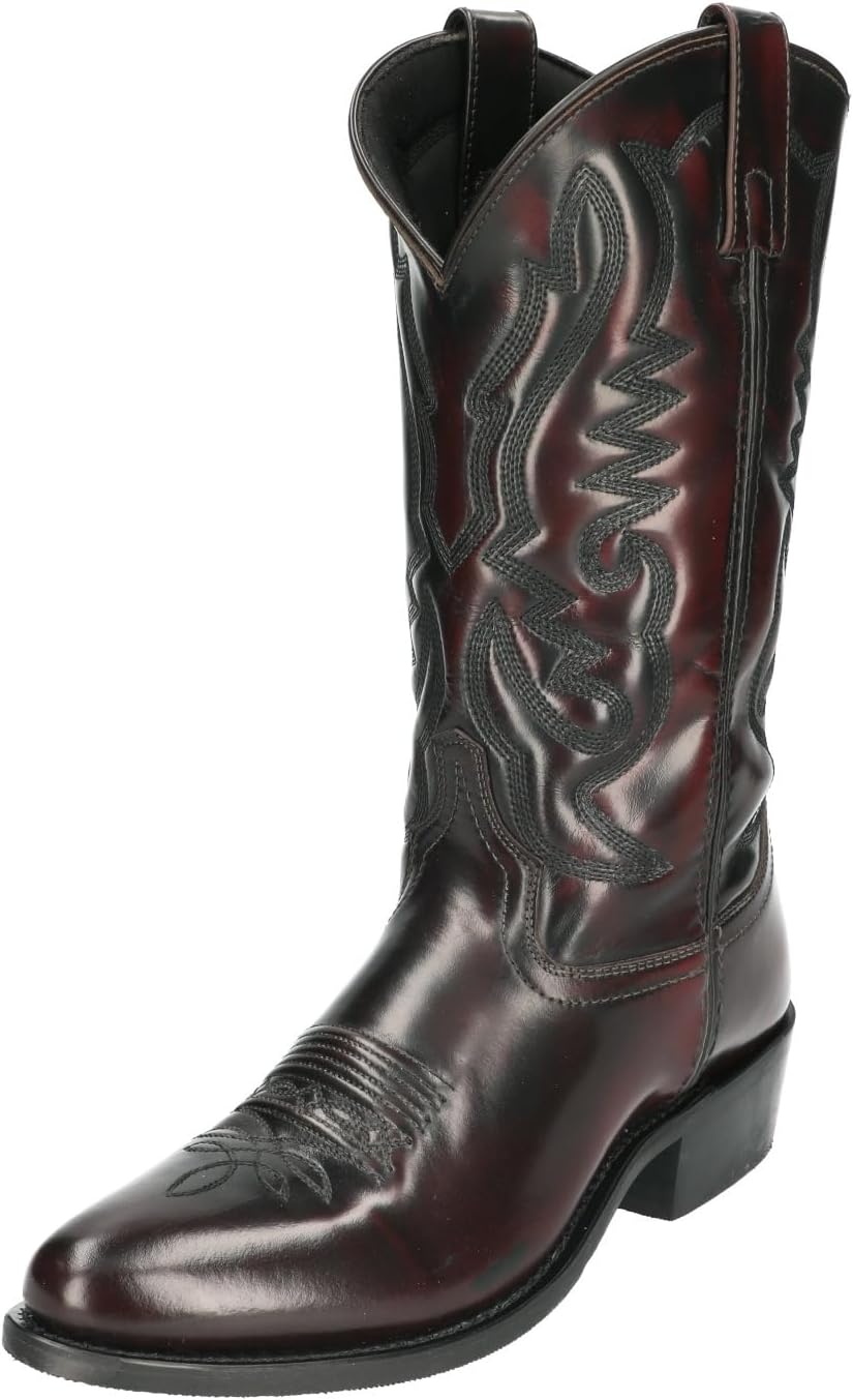 Smoky Mountain Boots Men's Denver Western Boot, Black Cherry, X-Wide, Size 13 US