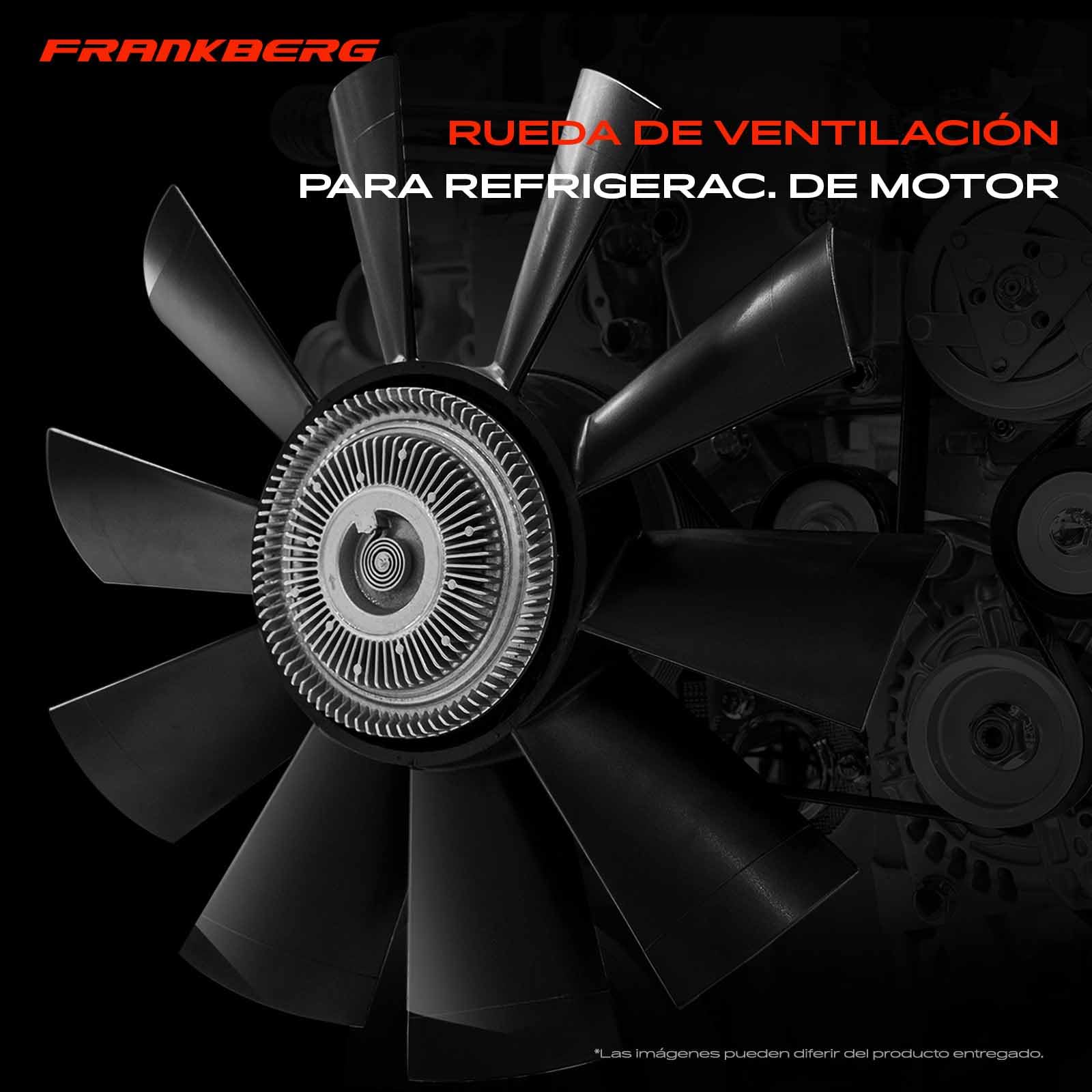 Frankberg Ventilador del radiador Compatible con Serie 3 E46 2.2L Serie 5 E39 2.5L Serie 3 cabrio E46 3.0L Serie 3 Touring E46 2.2L Serie 3 E46 2.0L Replace# 11521712058