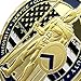 5 Pcs Spartan Warrior Challenge Coin Thin Blue Line Police Officer Coins United States Law Enforcement Commemorative Coin
