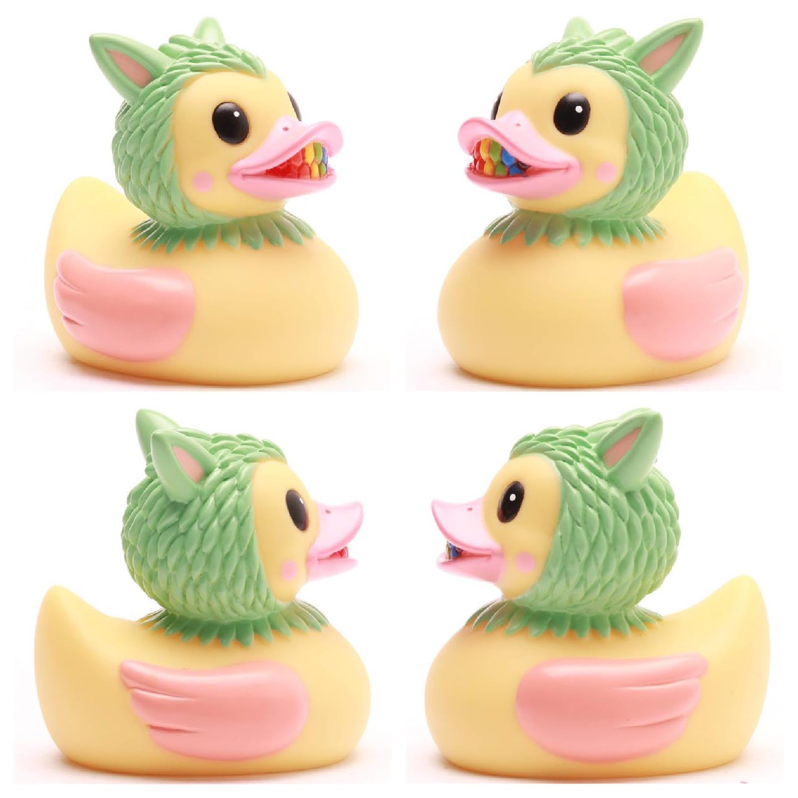 Duckshop I Badeente Quakiboo XXL -gelb- I Quietscheente I Quietscheentchen L: 25 cm I Geschenk für Fantasy-Fans I Präsent für Sammler