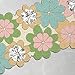 Lightnpro Beaded Table Runner 36 Inch- Decorative Elegant Beautiful Floral Design Perfect for Table Décor, Parties, Wedding, Gift, Holiday, All Occasions & Everyday Use - 13x36 Inch- Blue Green Multi