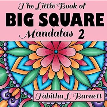 Paperback The Little Book of BIG SQUARE Mandalas 2: Adult Coloring Book