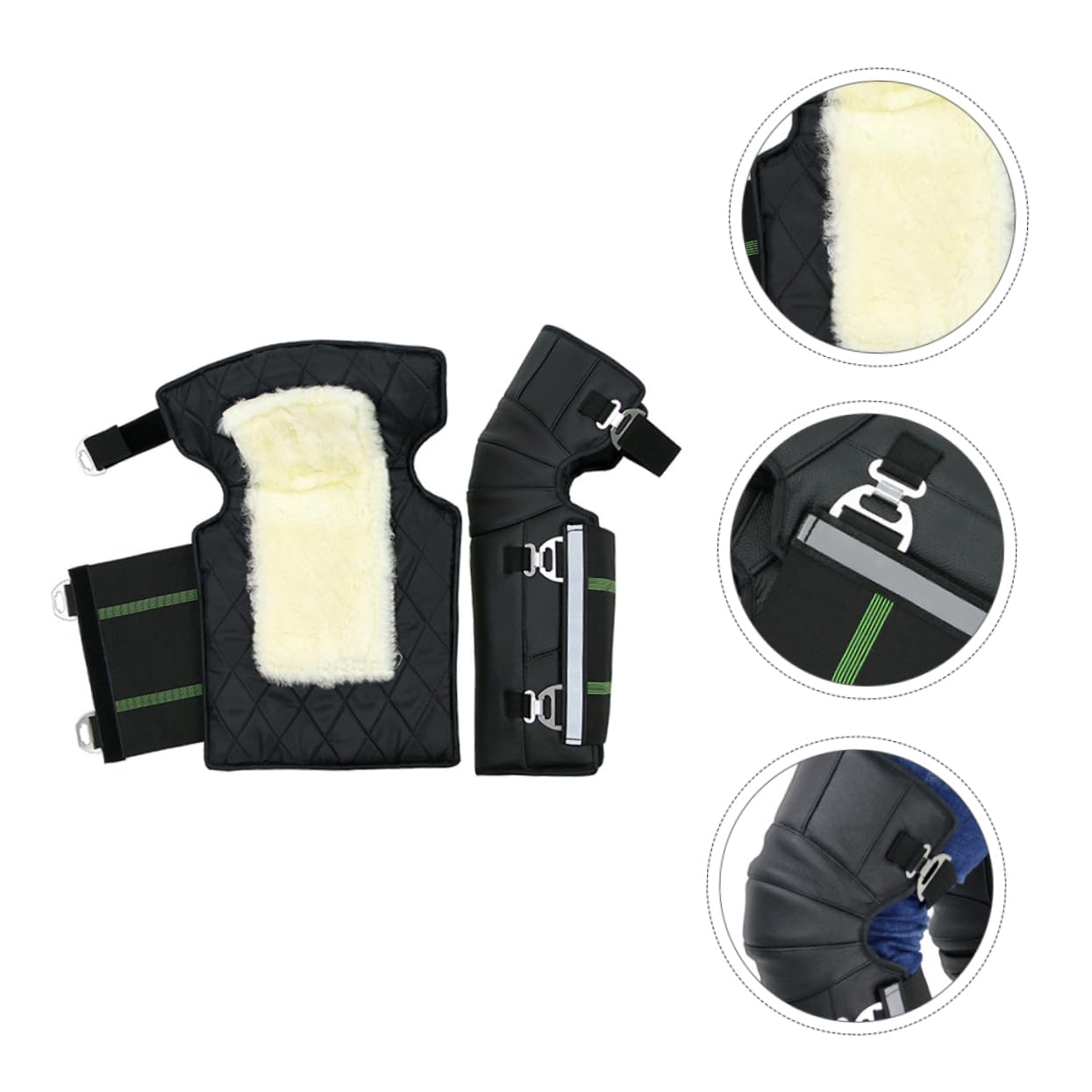 OATIPHO 1 Pair Thickened Knee Sleeve Protective Gear for Motorcycle Riding Windproof Leg Warmers Winter Sports Kneecap Protection for Cycling and Outdoor Activities