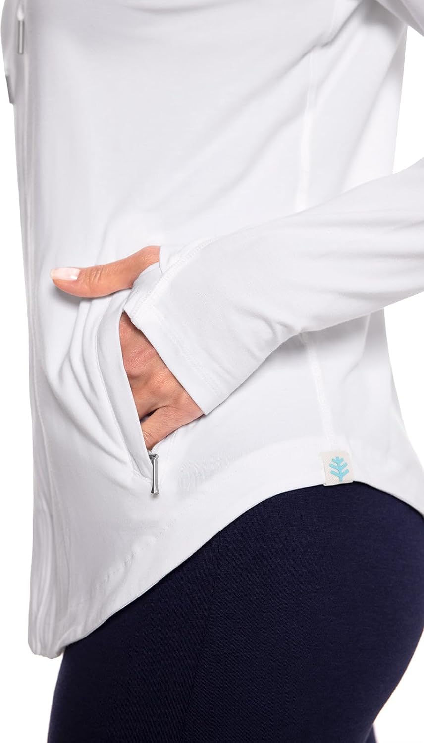 Coolibar Women's Zip-Up Hoodie - UPF 50+ Sun Protection - LumaLeo - Image 6