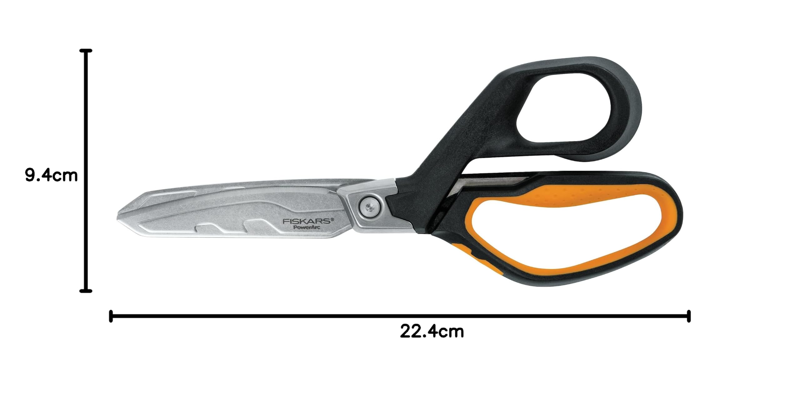 Fiskars Forbici per lavori Pesanti, Arancione/Nero, 1027204