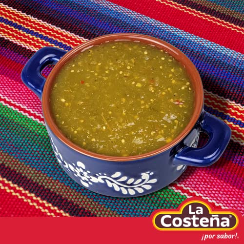 La Costeña Salsa Verde | Green Mexican Salsa With Tomatillos, Jalapeños And Arbol Peppers | Medium Heat | 16.7 Ounce Recyclable Bottle (Pack Of 12) #TOP2